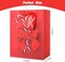 4 Pack 9" Medium Size Gift Bags Assorted Christmas gift bags with Tissue Paper for Christmas Party Supplies Decor, Wrapping Holiday Gifts-7" X 4" X 9"